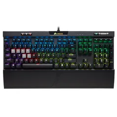 Teclado Mecânico Gamer Corsair K70 MK.2, RGB, Switch Cherry MX Blue, US - CH-9109011-NA