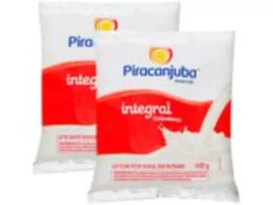 [2 UNIDADES] Leite em Pó de Vaca Integral instantâneo Piracanjuba 