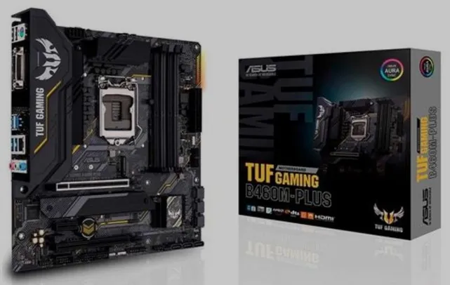 Placa Mae Asus TUF Gaming B460M PLUS DDR4 Socket LGA1200 Intel B460 | R$760