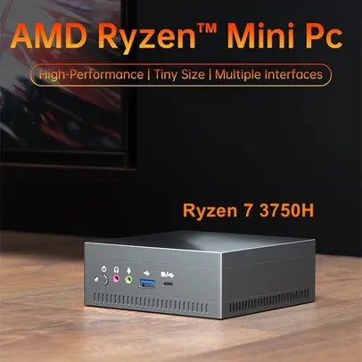 Mini pc gamer TOPTON NUC AMD Ryzen 7 3750H 8GB RAM SSD 256GB W10/W11 