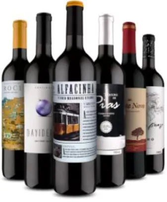 Kit de vinhos Portugueses (6 garrafas) na Vinho Fácil - R$99