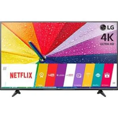 [Americanas]Smart TV LED 55" LG 55UF6800 Ultra HD 4k com Conversor Digital 2 HDMI 1 USB Wi-Fi com webOS 2.0 e Controle Smart Magic por R$ 3248