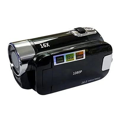 Domary Câmera Digital Gravador de Vídeo 16X F-ocus Zoom Design Tela TFT de 2,7 polegadas Suporte Alimentado 