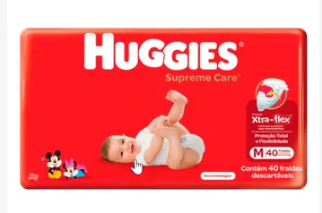 Fralda Huggie Supreme Care M com 40