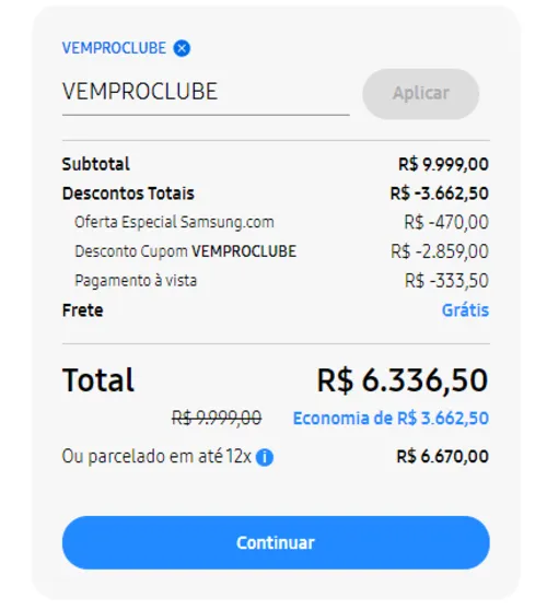 Imagen na descrição da promoção