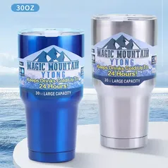 [Contas Novas R$12] Copo Térmico SNOW MOUNTAIN - 600ML/900ML - com Canudo