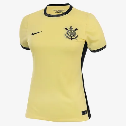 Camisa Corinthians III 23/24 s/n° Torcedor Nike Feminina - EP, P e GG