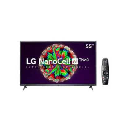 Smart TV Nanocell 55" LG NANO79SNA UHD 4K IPS WI-FI, Bluetooth, HDR 10 PRO, Thinq AI, Google Assistente, Alexa | R$ 2799