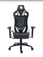 Cadeira Gamer Terabyte Black Throne, Reclinável, 4D, Preto e Branco