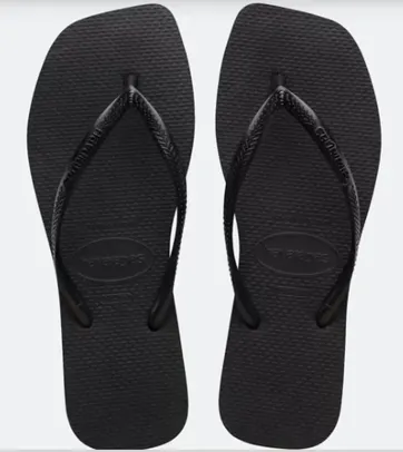 Chinelo Slim Square Havaianas Preto