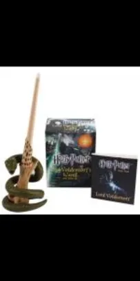 Saindo por R$ 17: Livro - Harry Potter Lord Voldemort's Wand With Sticker Kit / Lord Voldemort's Sticker Book por R$ 17 | Pelando