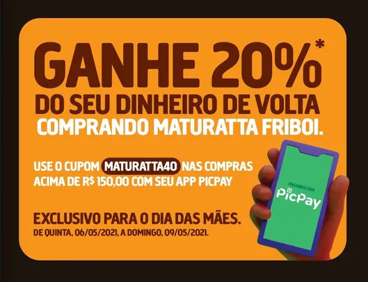 [RJ] Ganhe 20% de Cashback no Picpay comprando carne Maturatta acima de R$150 no Guanabara | Pelando