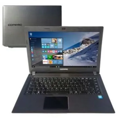 Notebook Compaq Presario CQ23 Compaq Processador Intel® Celeron® Dual Core, Windows 10 Home, 2GB, HD 500GB, - R$999