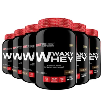 Combo 6x Waxy Whey Protein 900g Chocolate - Bodybuilders