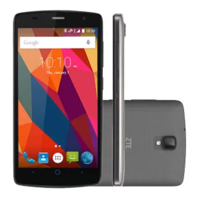 Smartphone ZTE L5 Shade 8GB Cinza 3G Tela 5" - R$ 199