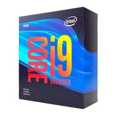 PROCESSADOR INTEL CORE I9-9900KF OCTA-CORE 3.6GHZ (5GHZ TURBO) 16MB CACHE LGA1151, BX80684I99900KF