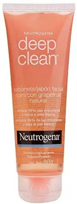 [PRIME + RECORRÊNCIA] Sabonete Facial Deep Clean Grapefruit, Neutrogena, 80 g | R$10