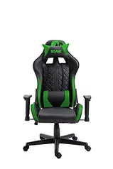 Cadeira Gamer Snake Mamba Negra Verde