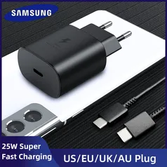 [NOVOS USUÁRIOS] Carregador Samsung FastCharge 25W | R$0,06