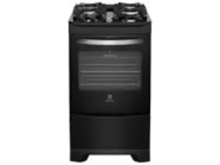 Fogão 4 Bocas Electrolux Preto - Acendimento Automático 52LPV