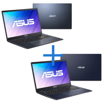 Notebook ASUS E510MA-BR702 Preto + Notebook ASUS E410MA-BV1871 Star Black