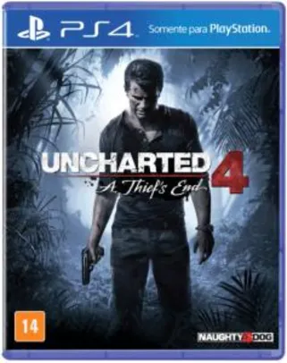 Jogo Uncharted 4 - A Thief's End - PS4 - R$61,51