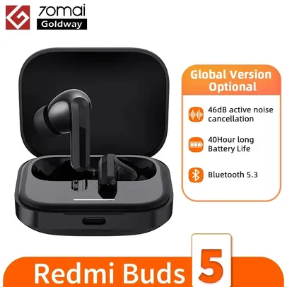 [Taxa Inclusa] Fone de Ouvido Xiaomi Redmi Buds 5