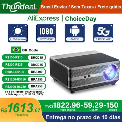 [Do Brasil ] Projetor ThundeaL TD98 com Android e foco automático