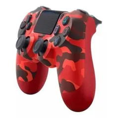 Controle Joystick Sony Dualshock 4 Red Camouflage (Marketplace)