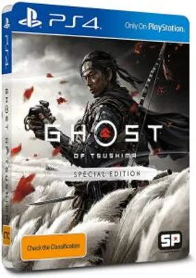 Ghost Of Tsushima - Edição Especial - PlayStation 4 | R$ 231