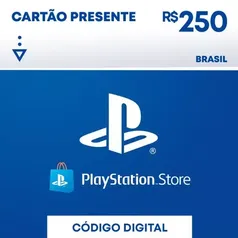 Gift Card Digital - Sony Playstation Store R$250,00 [Exclusivo Brasil]