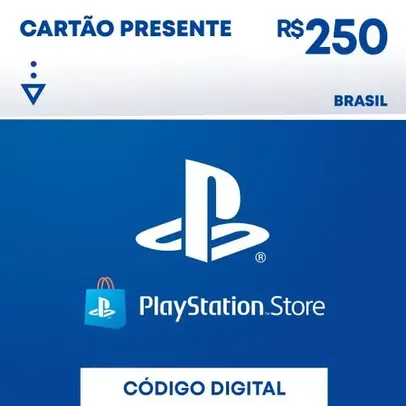 Gift Card Digital - Sony Playstation Store R$250,00 [Exclusivo Brasil]