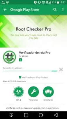 Root checker pro - Grátis - Google Play. Era R$10