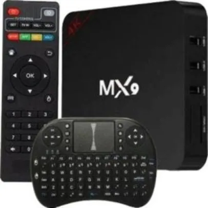 Tv Box MX9 com Android 6.0 - R$189,90