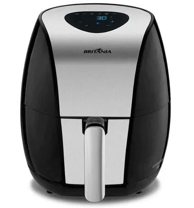 Fritadeira Sem Óleo Air Fryer Digital Britânia 4 Litros Preta | R$344