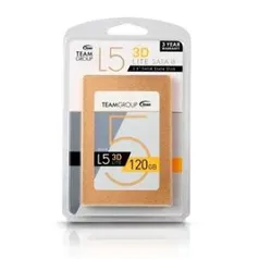 SSD Team Group 120GB L5 3D Lite Sata III, T253TD120G3C101 - R$160