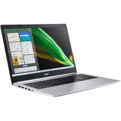 Notebook Acer Aspire 5 Ryzen 7-5700U, 8GB RAM, 256GB SSD NVMe, Tela 15.6 IPS Full HD, Windows 11 Hom