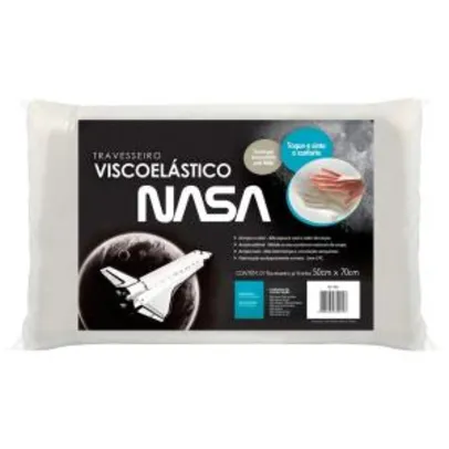 Travesseiro Fibrasca 100% Poliuretano Nasa Special 50x70cm | R$ 43