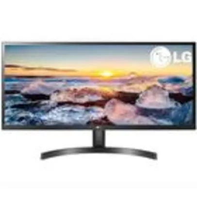 Saindo por R$ 899: Monitor LED 29 LG, Ultrawide, HDR, IPS, Full HD 2560x1080, AMD FreeSync - 29WL500-B | Pelando