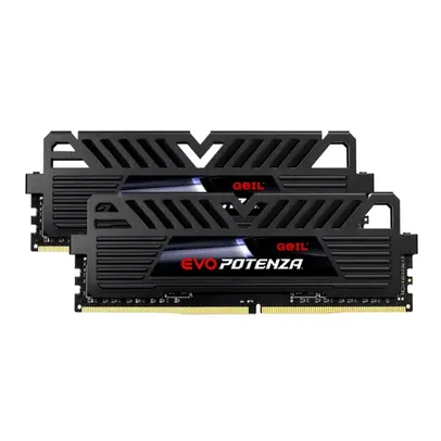 Memória DDR4 Geil Evo Potenza AMD, 16GB (2x8GB) 3200MHz, Black, GAPB416GB3200C16BDC