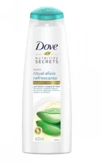 DOVE SHAMPOO COM BABOSA E VINAGRE DE MACA NUTRITIVE SECRETS RITUAL ALIVIO REFRESCANTE FRASCO 400ML