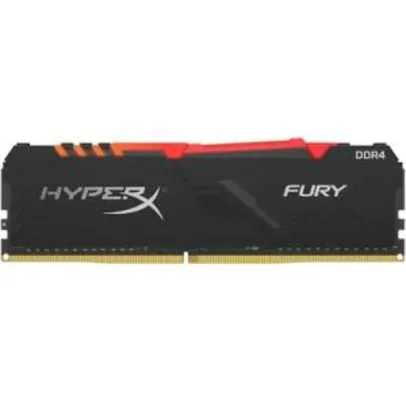 Memória HyperX Fury RGB, 8GB, 3000MHz R$ 316