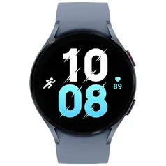 Galaxy Watch 5 BT 44mm Samsung Azul com 1,4", Pulseira de Fluorelastômero, Bluetooth e 16GB