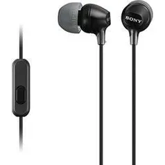 [APP] Fone de Ouvido Sony Estéreo Intra-auricular Preto - MDR-EX15AP/BCE | R$28