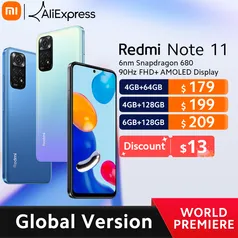 Xiaomi Redmi Note 11 4RAM 128GB Snapdragon 680 Octa Core 33W Prol