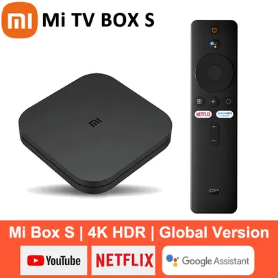 [NOVOS USUÁRIOS] Xiaomi Mi Box S 4K | R$292