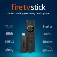 Fire TV Stick - Controle remoto TV e reprodutor multimídia com Alexa