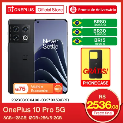  Oneplus 10pro 5g - Versão Global - 12GB - 256HB