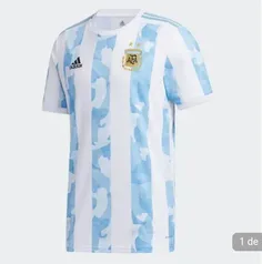 Camisa Seleção Argentina Home 20/21 s/nº Torcedor Adidas