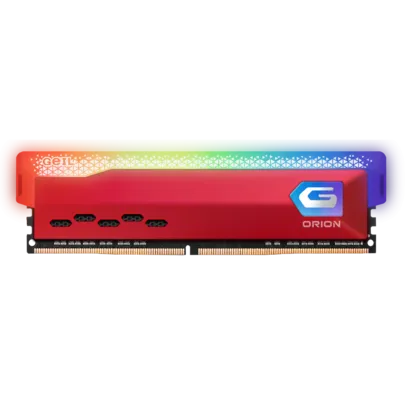 Memória DDR4 Geil Orion RGB, Edição AMD, 8GB, 3200MHz, Red, GAOSR48GB3200C16BSC